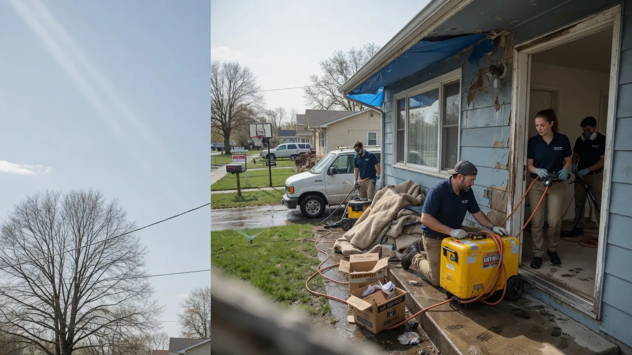 Basement Flood Cleanup in Scammon, KS near me